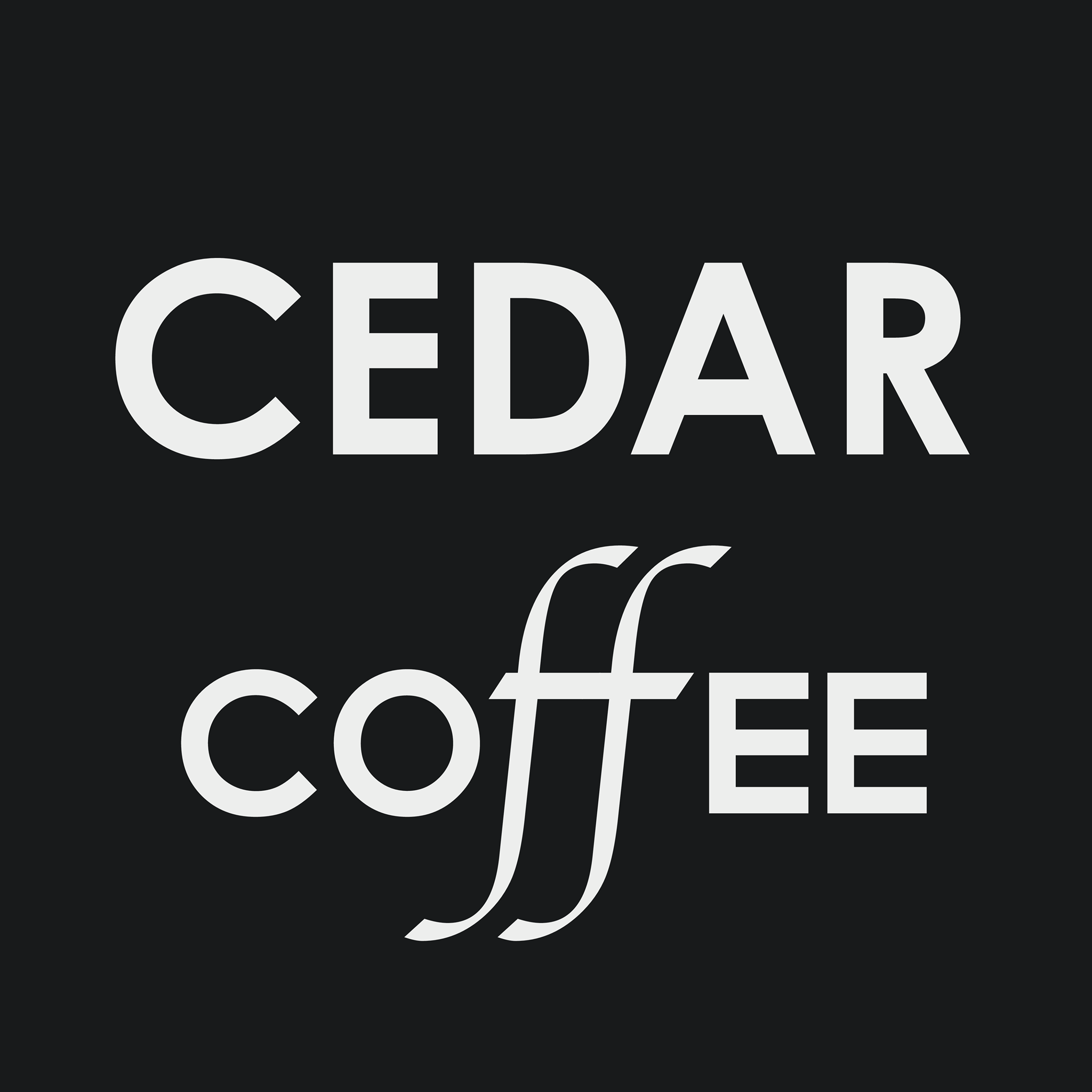 cedar coffee logo